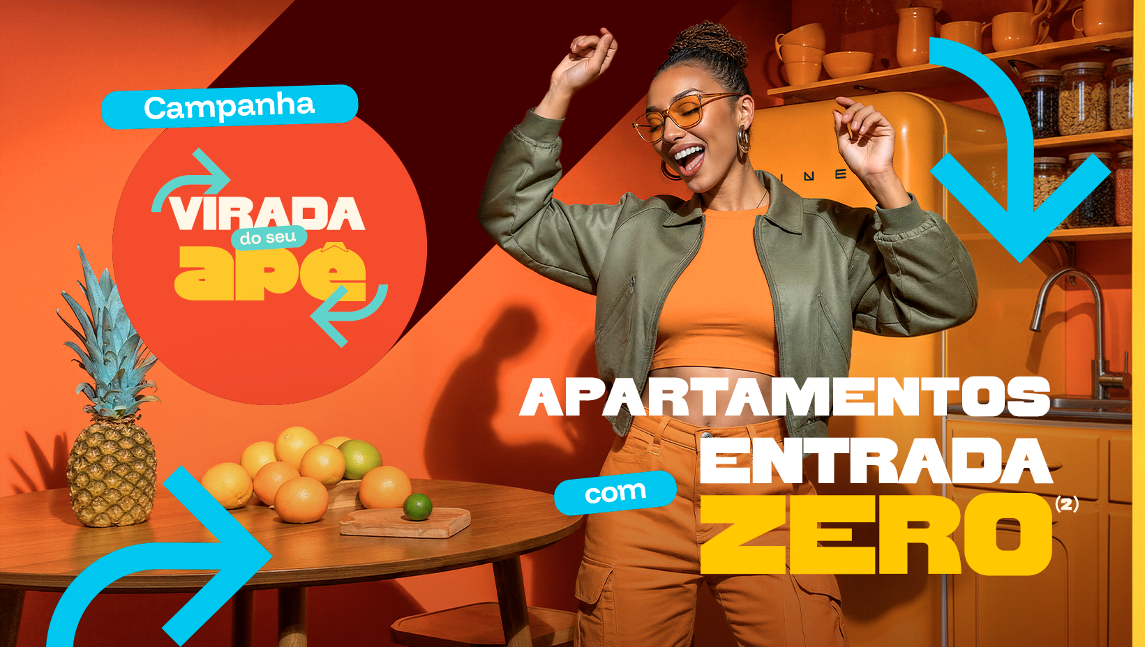 Apartamento com entrada zero: conheça a campanha Virada do Seu Apê!