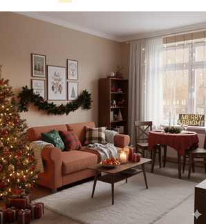 Decoração de Natal para apartamento: ideais criativas.